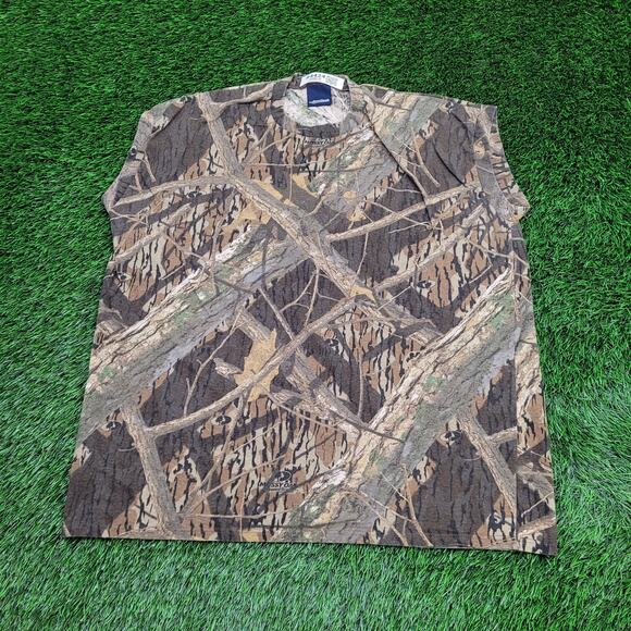 Vintage Mossy-Oak Camo Shirt 2XL 25x28 Shadow-Branch Timber - Picture 1 of 11